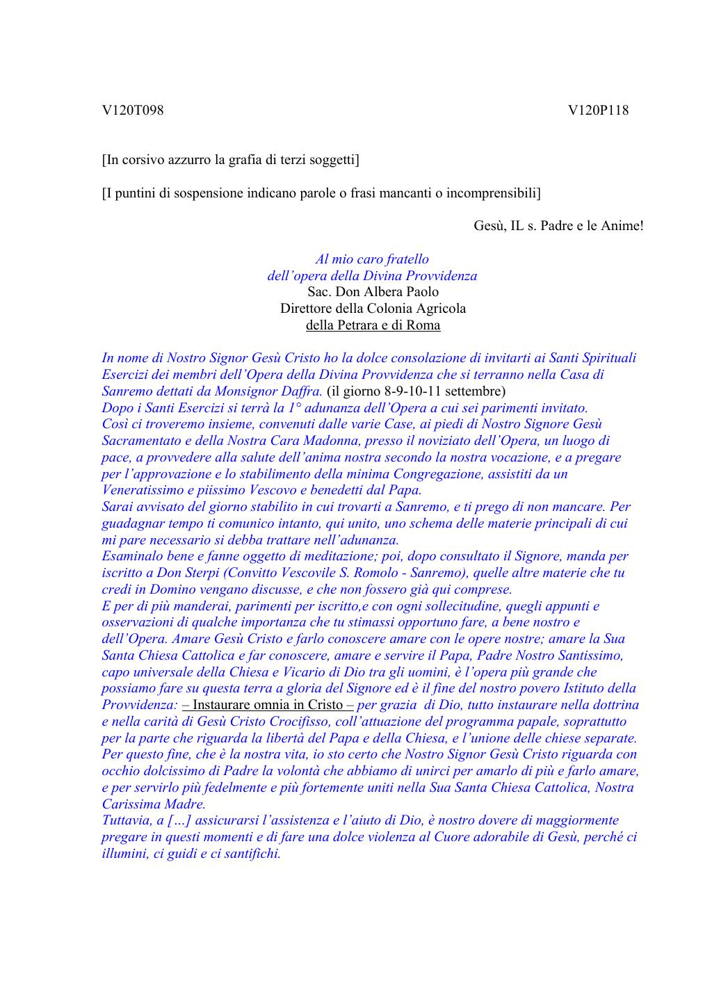 Scritti. Volume 120, pagina 120