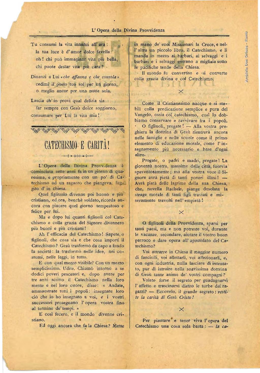 L'opera della Divina Provvidenza, 4, pagina 2