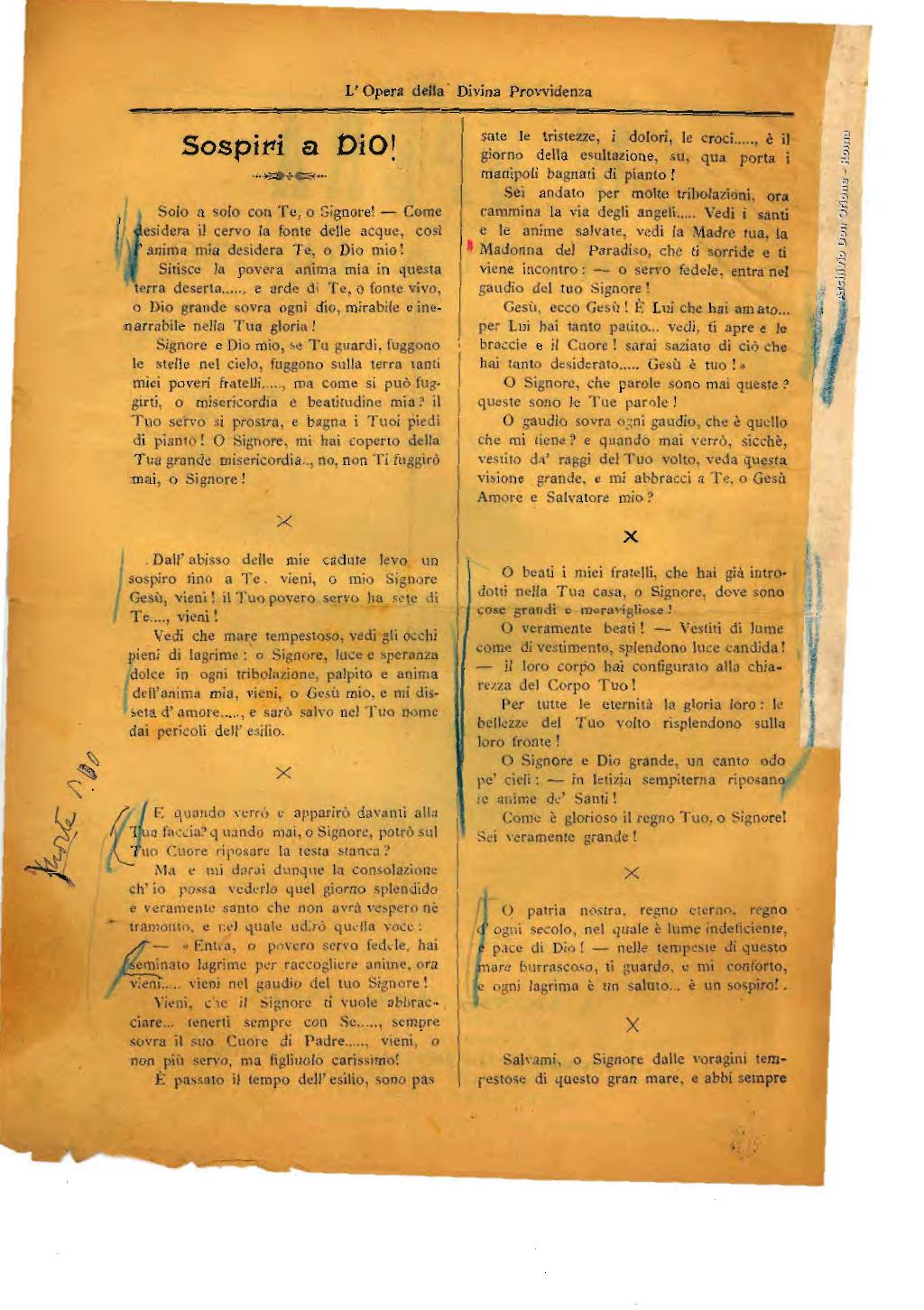 L'opera della Divina Provvidenza, 5, pagina 2