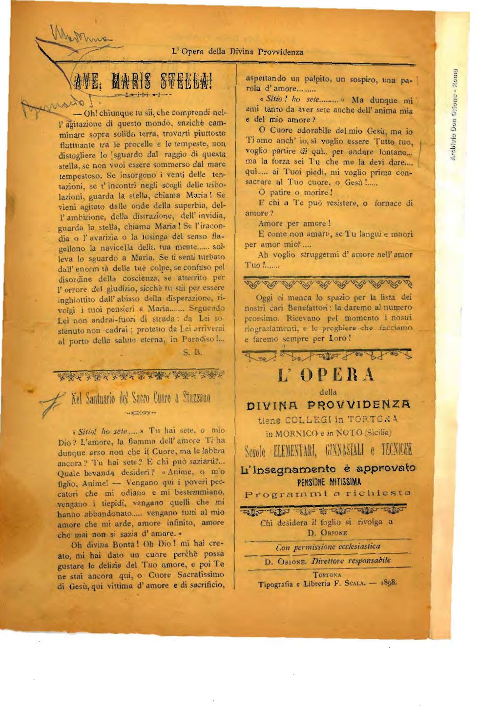 L'opera della Divina Provvidenza, 5, pagina 4