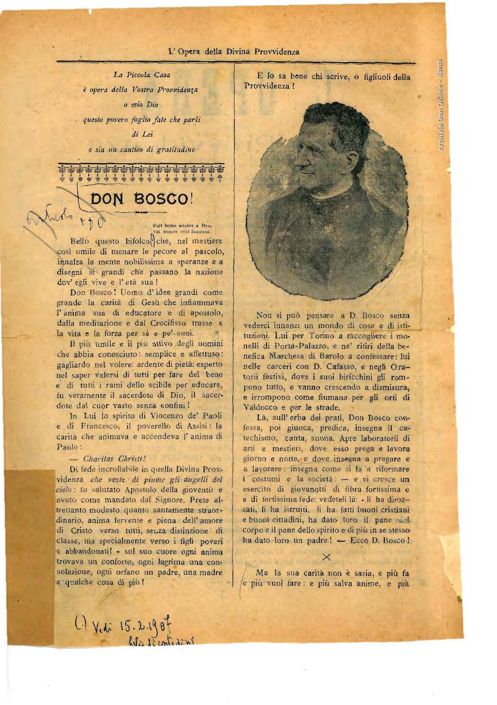 L'opera della Divina Provvidenza, 6, pagina 2