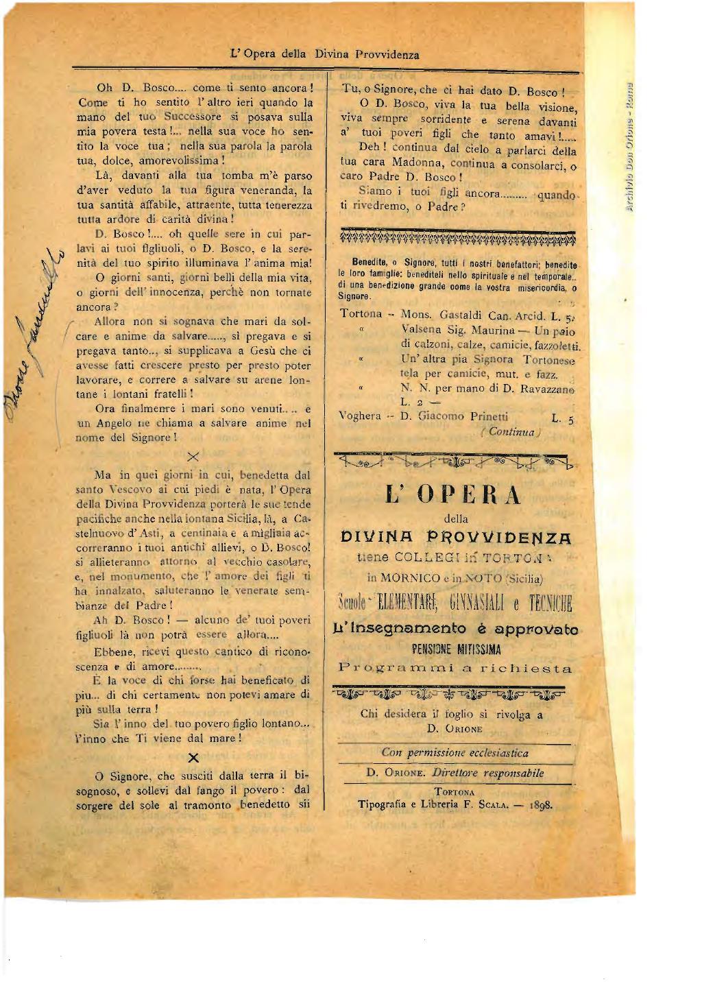 L'opera della Divina Provvidenza, 6, pagina 4