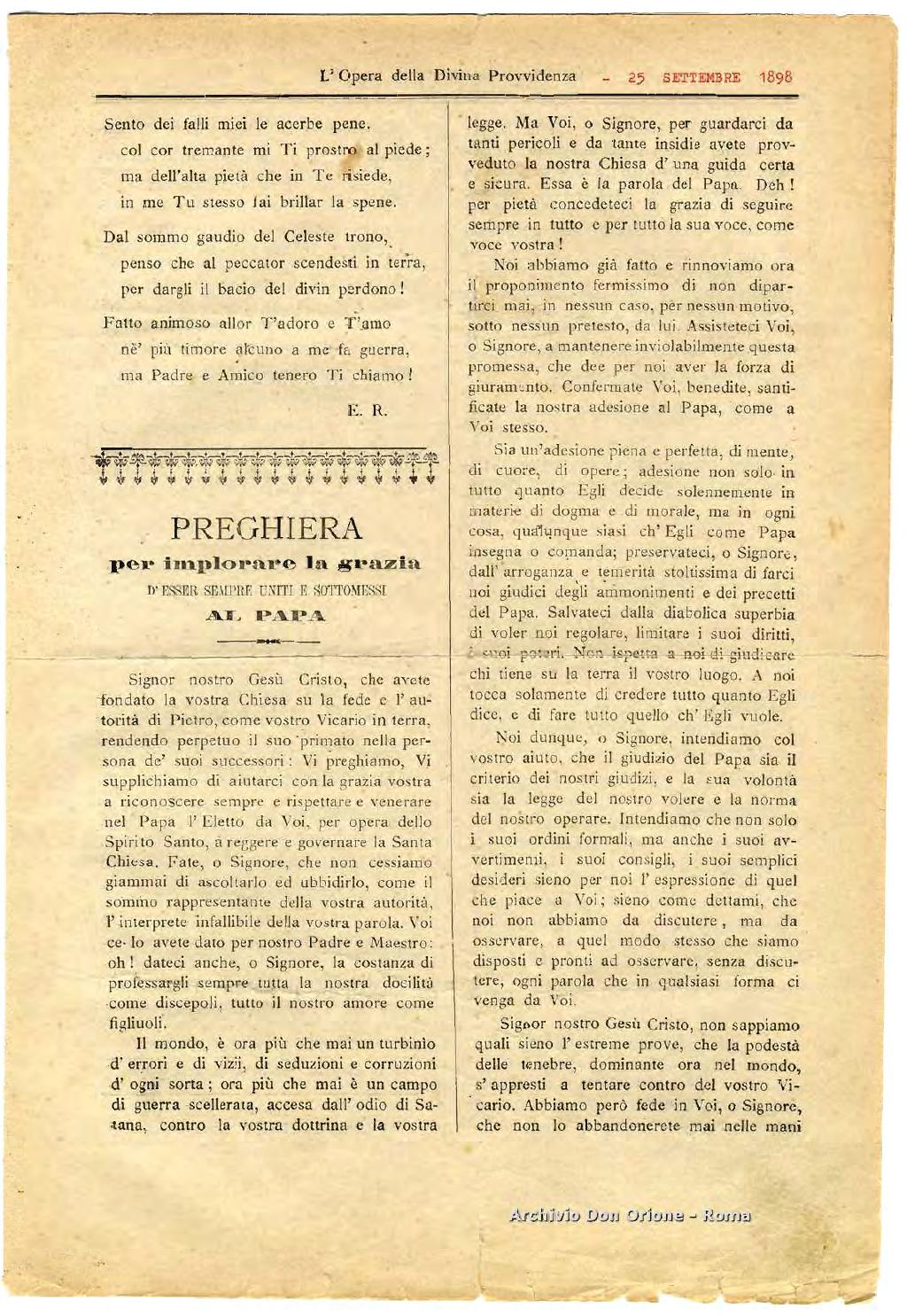 L'opera della Divina Provvidenza, 7, pagina 3