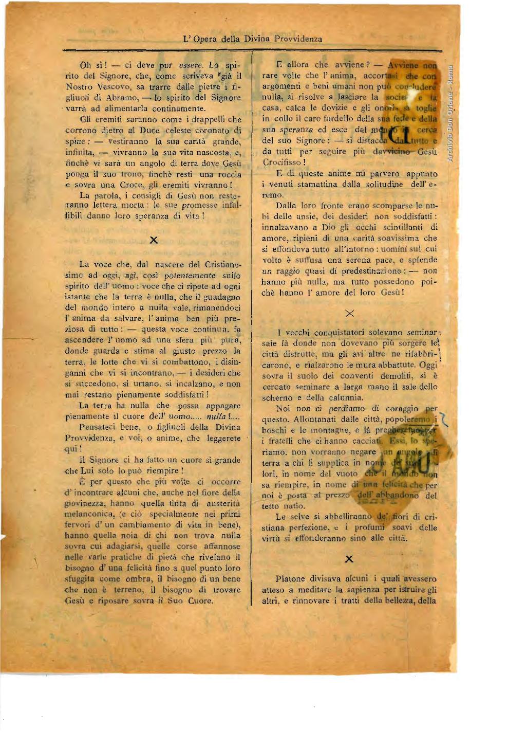 L'opera della Divina Provvidenza, 8, pagina 2