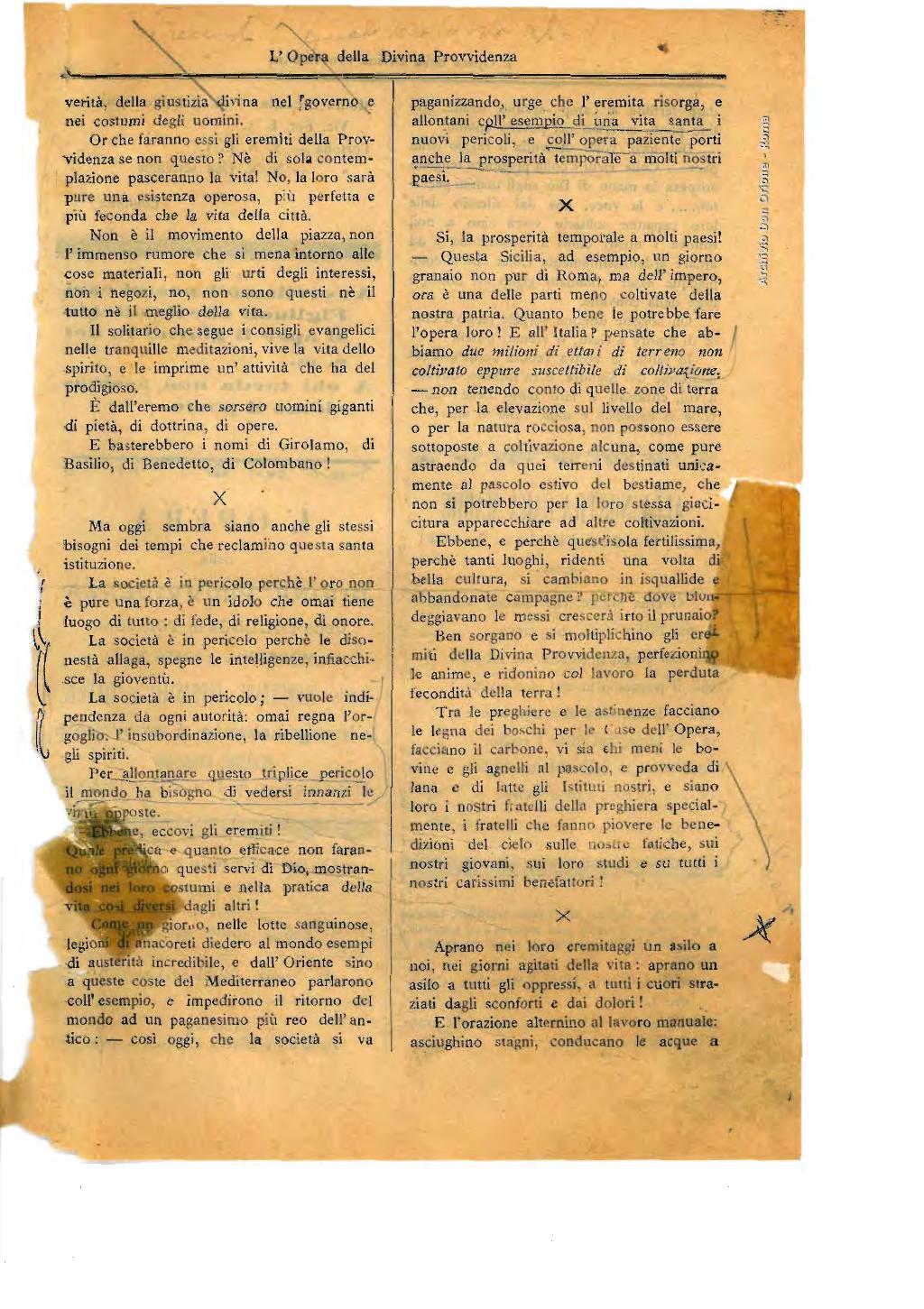 L'opera della Divina Provvidenza, 8, pagina 3