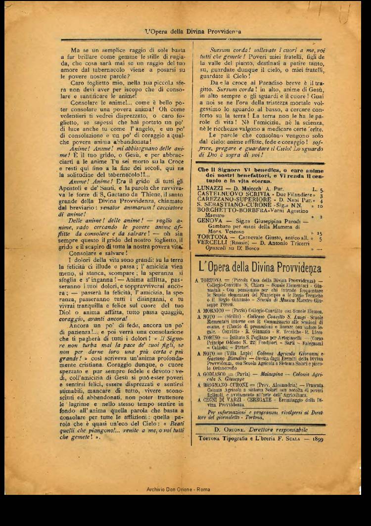 L'opera della Divina Provvidenza, 2, 3, 13-08-1899, pagina 4