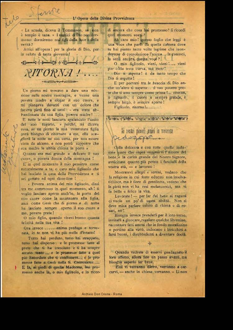 L'opera della Divina Provvidenza, 2, 4, 20-08-1899, pagina 2