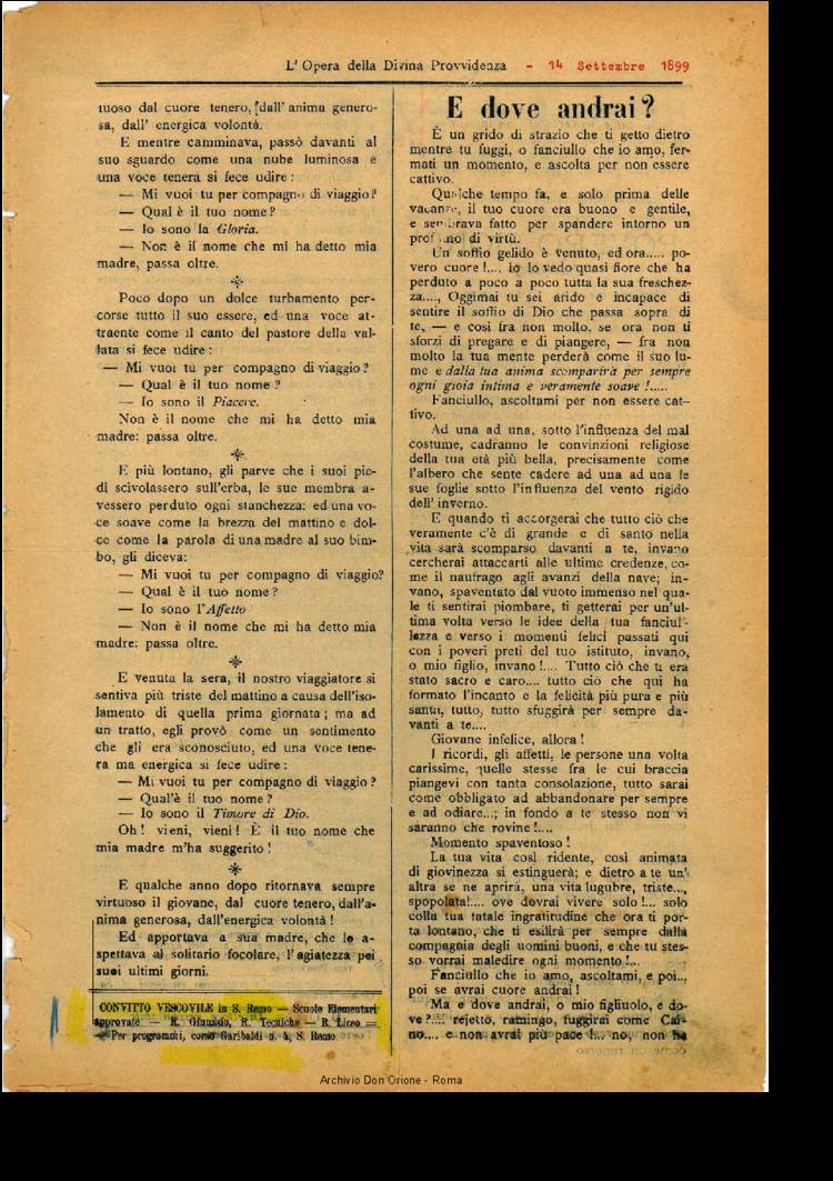 L'opera della Divina Provvidenza, 2, 7, 14-09-1899, pagina 3