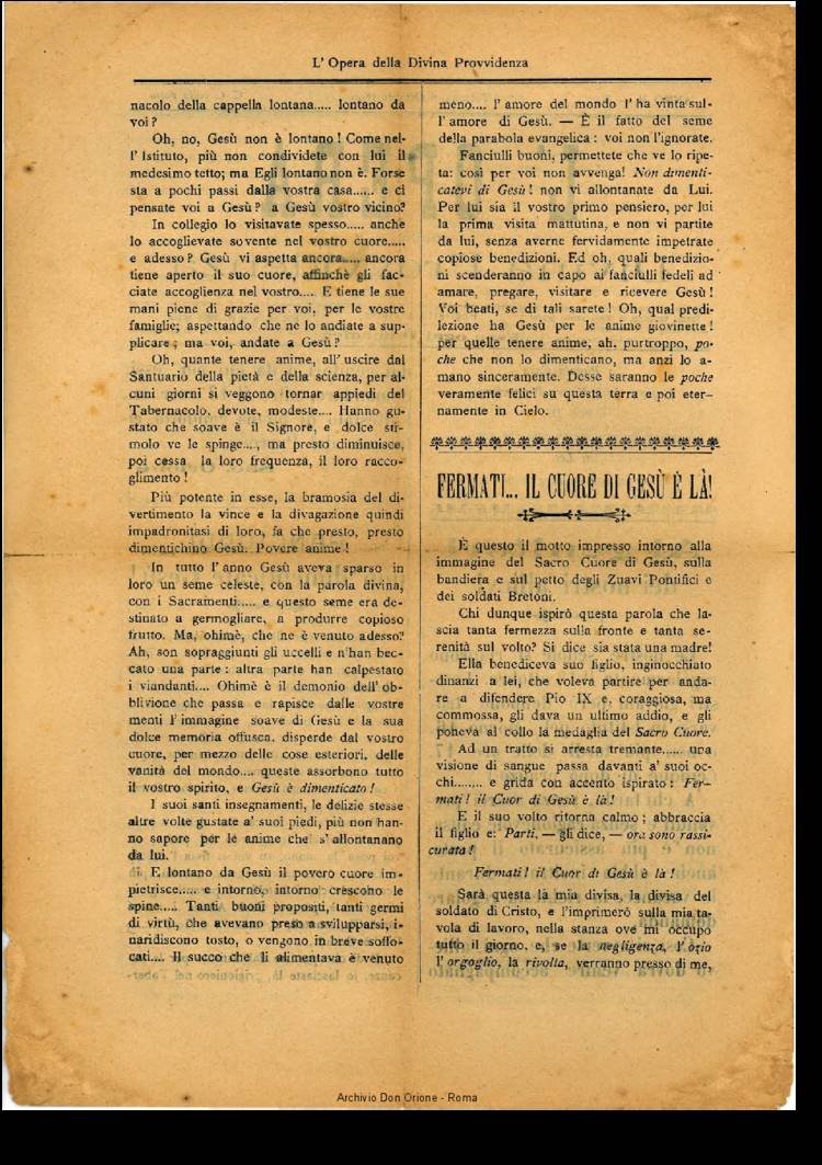 L'opera della Divina Provvidenza, 2, 9bis, 08-10-1899, pagina 2