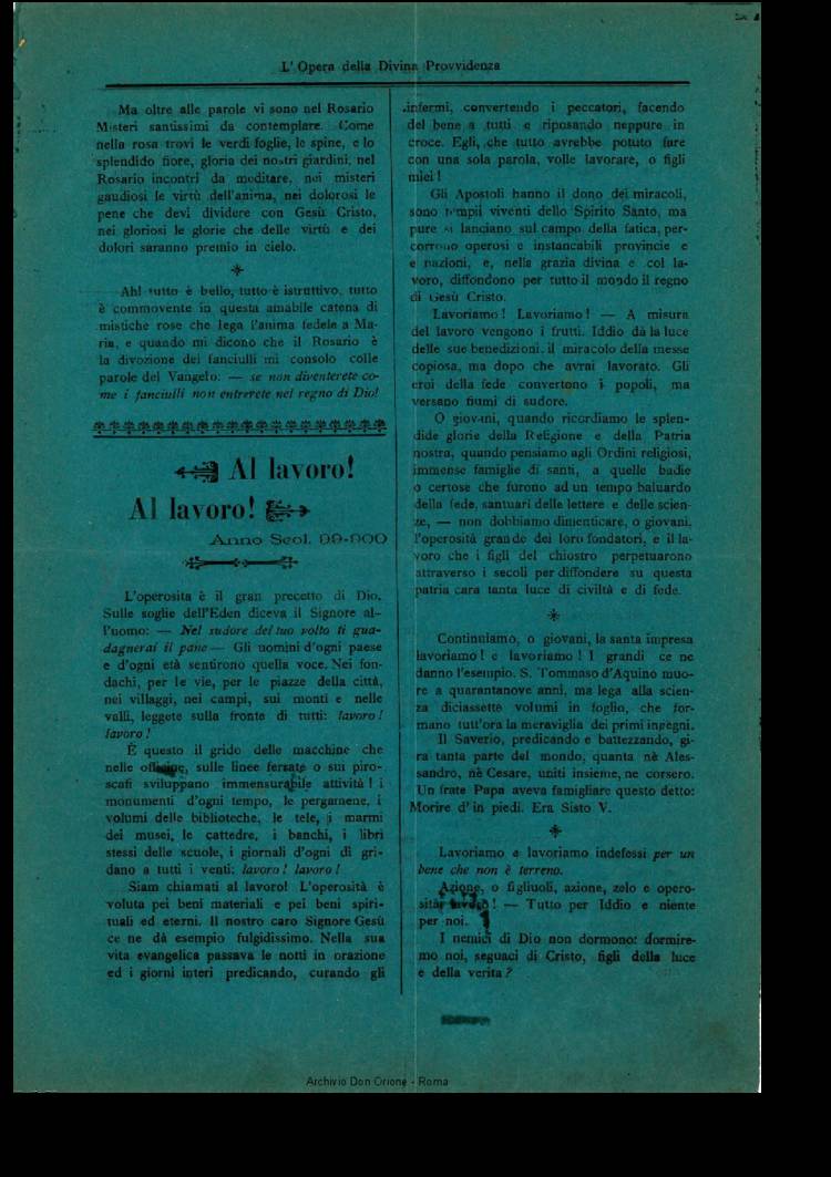 L'opera della Divina Provvidenza, 2, 10, 29-10-1899, pagina 3