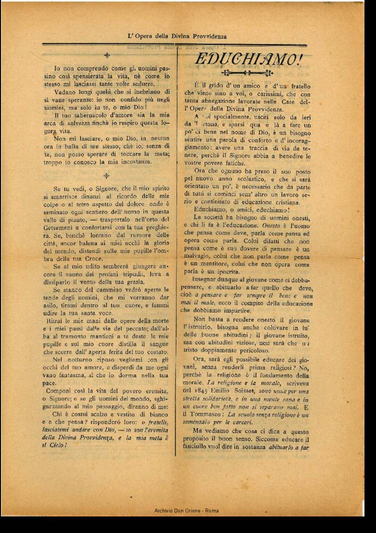 L'opera della Divina Provvidenza, 2, 11, 26-11-1899, pagina 3