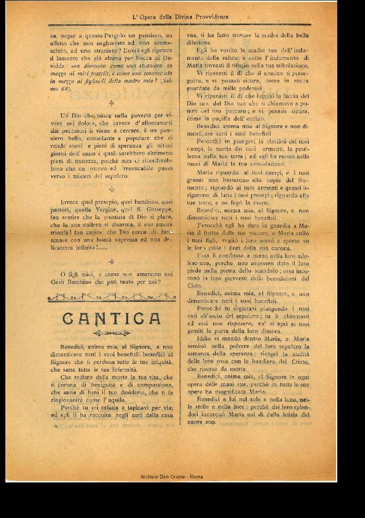L'opera della Divina Provvidenza, 2, 12, 24-12-1899, pagina 2