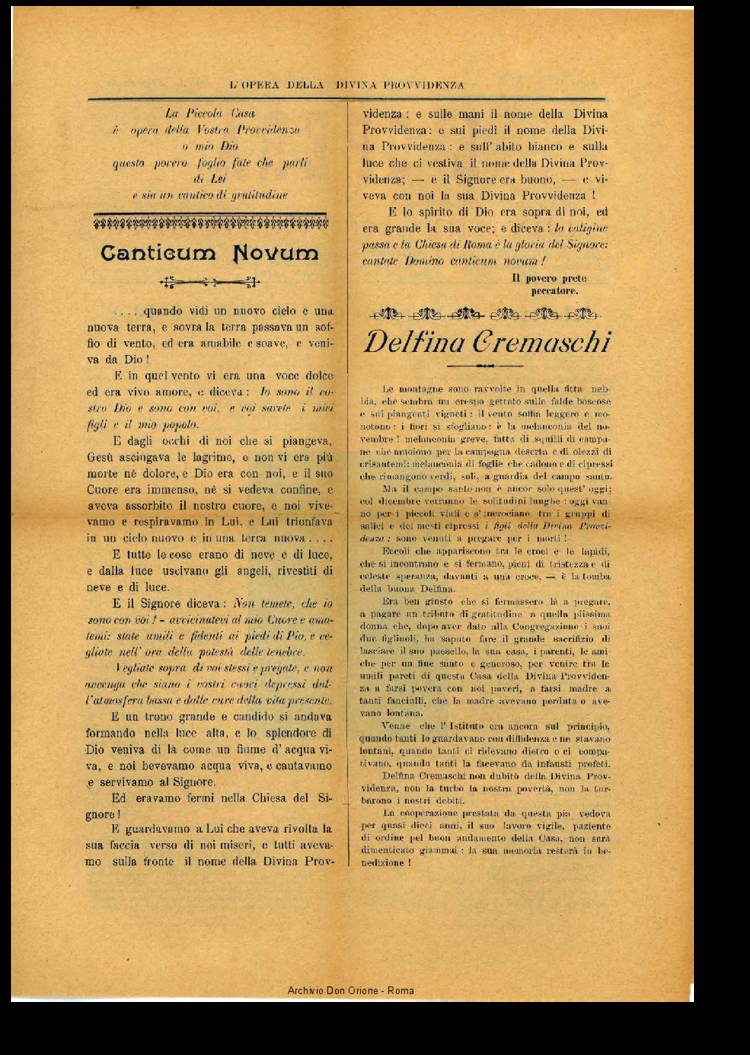 L'opera della Divina Provvidenza, 4, 3, 01-12-1906, pagina 2