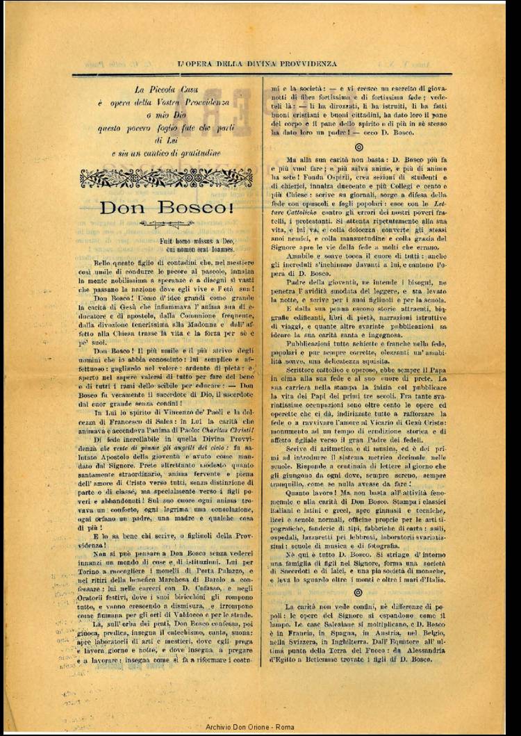 L'opera della Divina Provvidenza, 5, 4, 15-02-1907, pagina 2