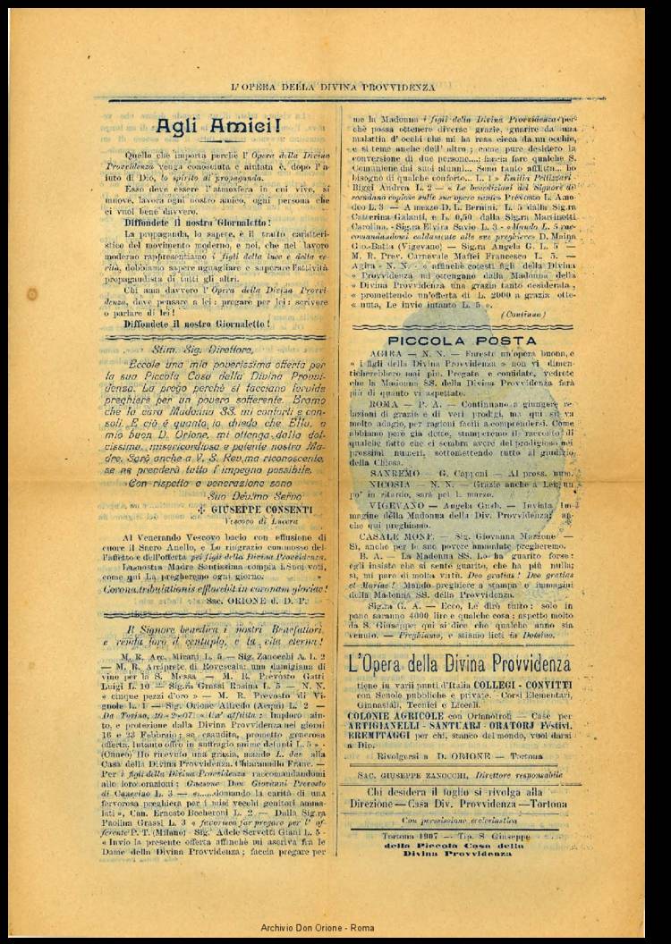 L'opera della Divina Provvidenza, 5, 4, 15-02-1907, pagina 4