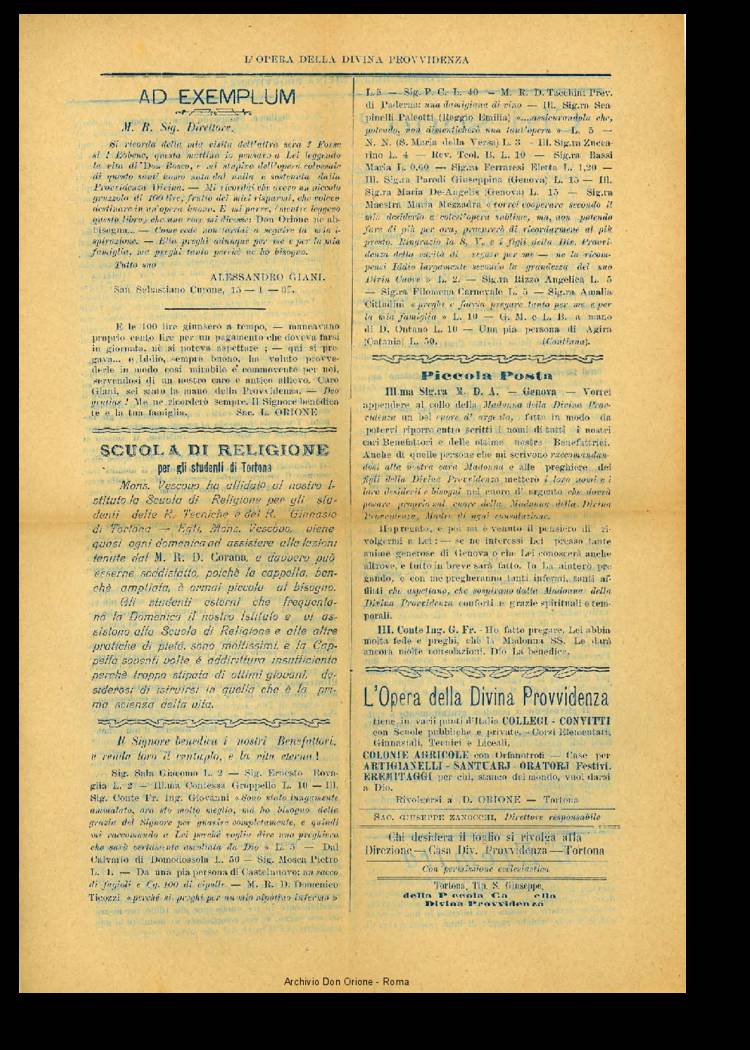 L'opera della Divina Provvidenza, 5, 5, 04-02-1907, pagina 4