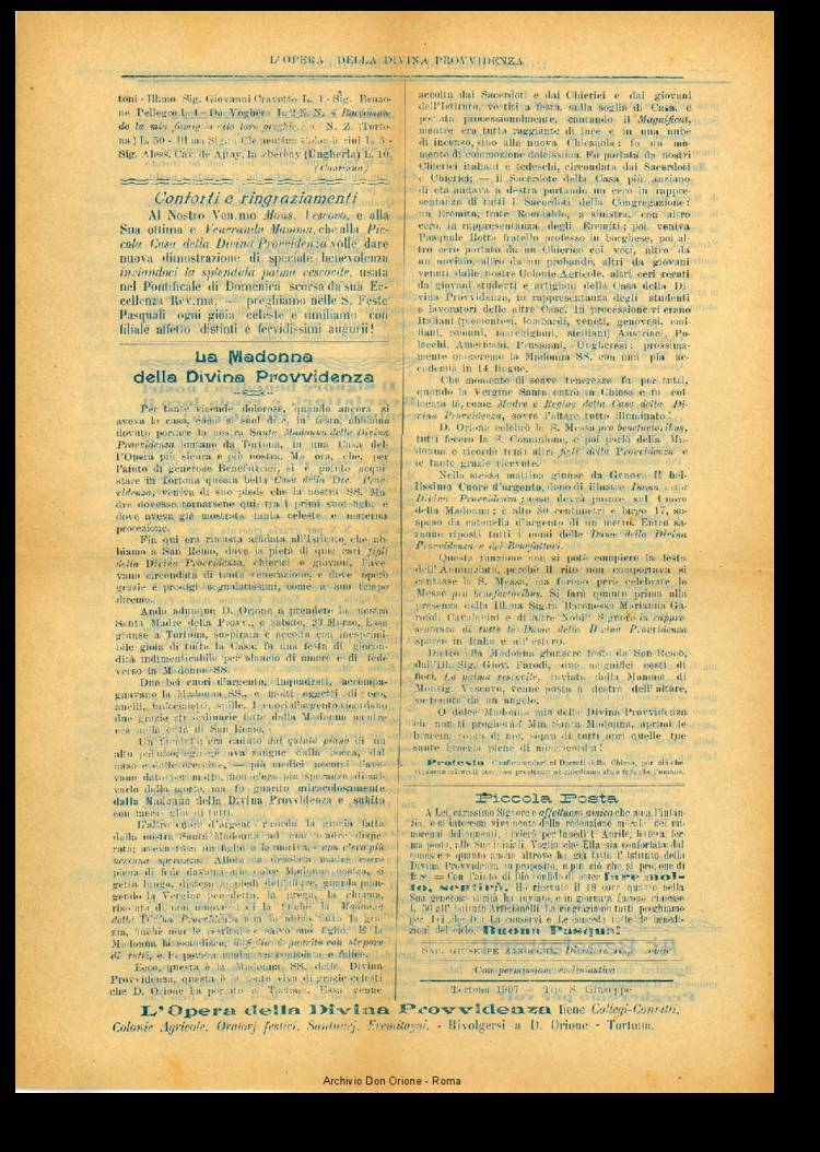 L'opera della Divina Provvidenza, 5, 7, 01-04-1907, pagina 4