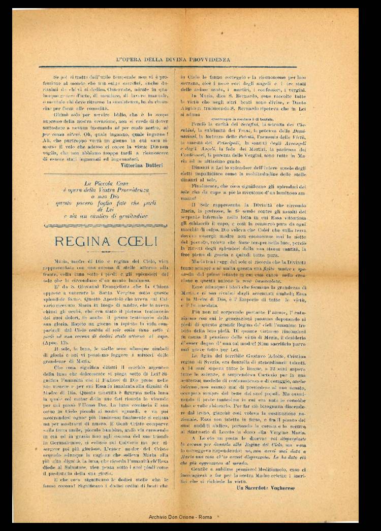 L'opera della Divina Provvidenza, 5, 10, 01-06-1907, pagina 3