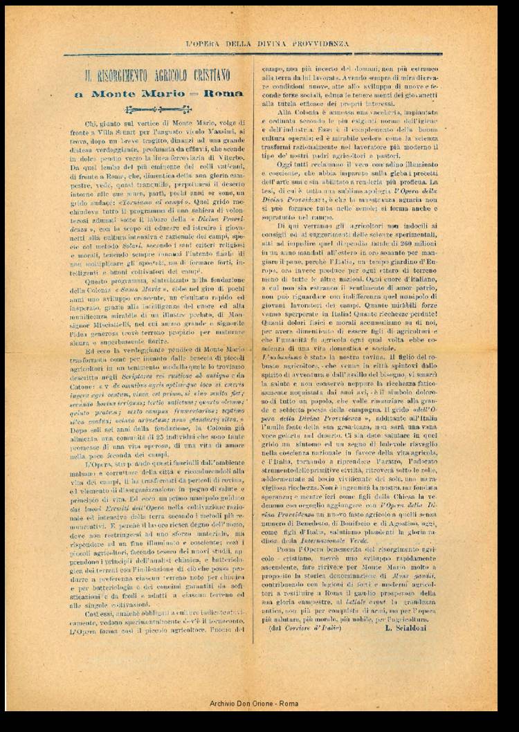 L'opera della Divina Provvidenza, 5, 11, 15-06-1907, pagina 2