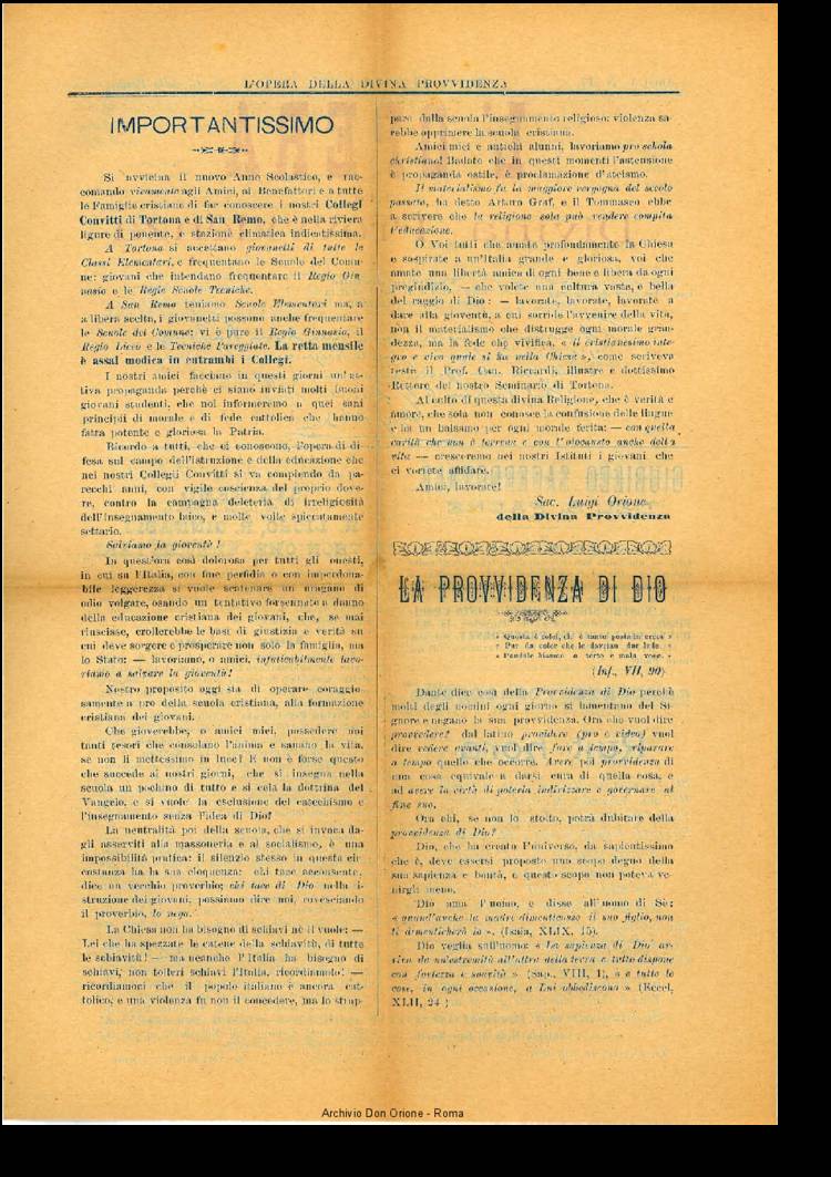 L'opera della Divina Provvidenza, 5, 17, 15-09-1907, pagina 2
