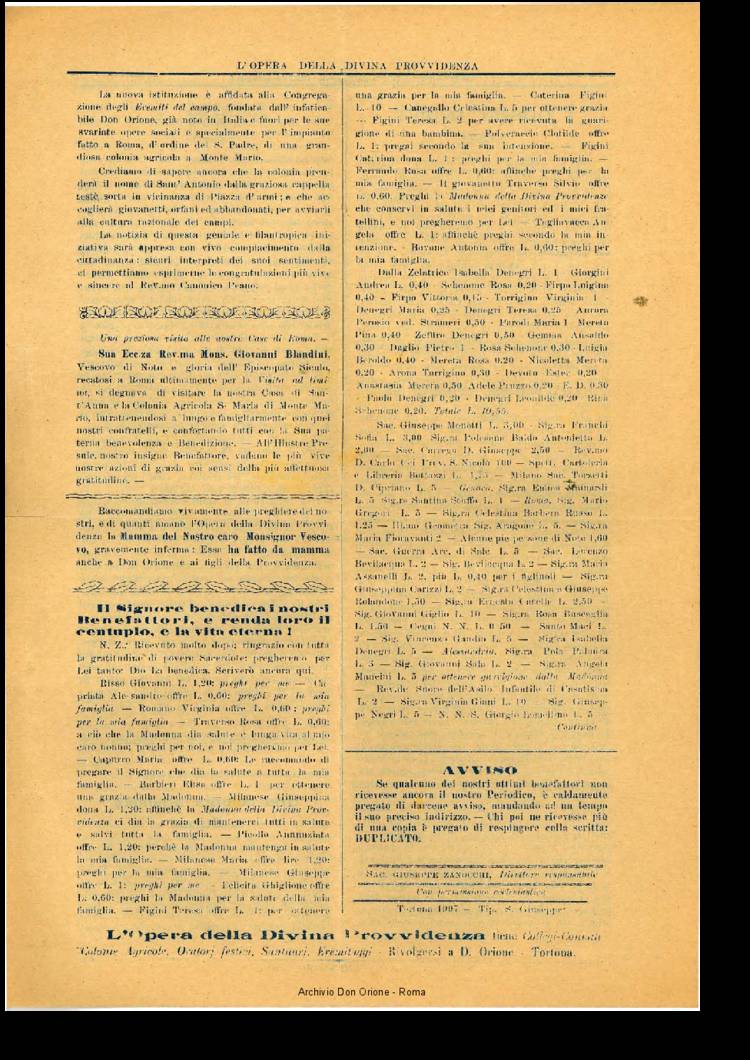 L'opera della Divina Provvidenza, 5, 18, 01-12-1907, pagina 4