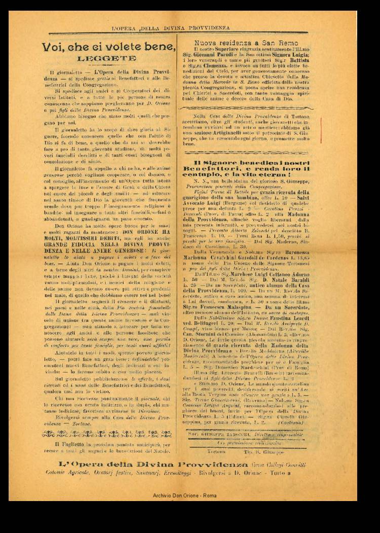 L'opera della Divina Provvidenza, 5, 19, 15-12-1907, pagina 4