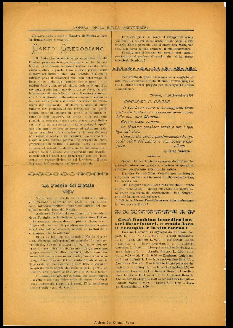 L'opera della Divina Provvidenza, 5, 20, 23-12-1907, pagina 3