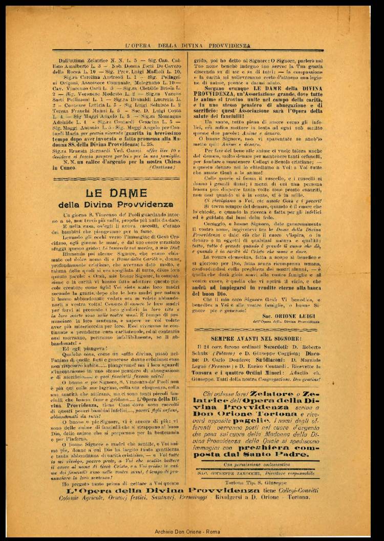 L'opera della Divina Provvidenza, 5, 20, 23-12-1907, pagina 4