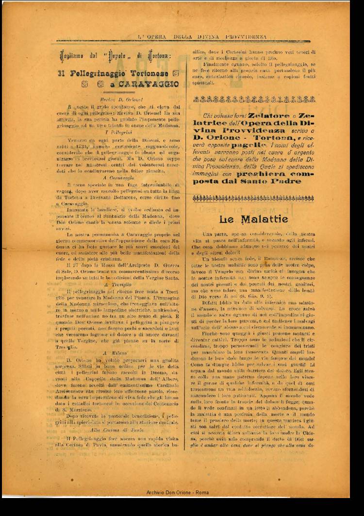 L'opera della Divina Provvidenza, 6, 05, 15-06-1908, pagina 2
