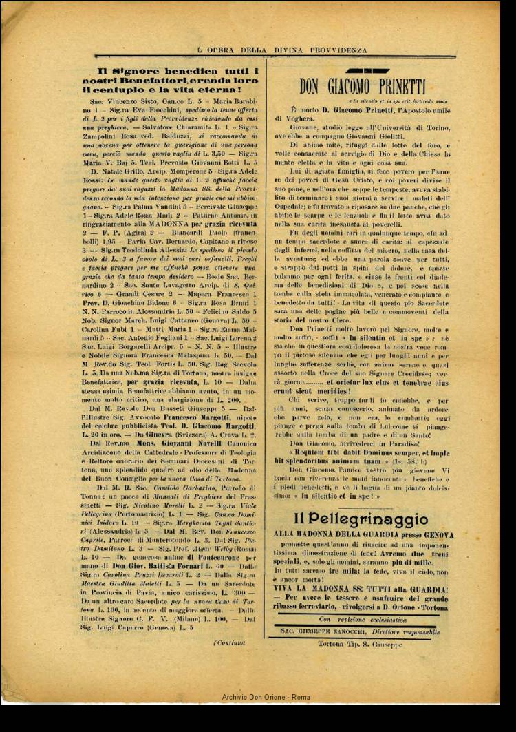 L'opera della Divina Provvidenza, 6, 06, 15-07-1908, pagina 4