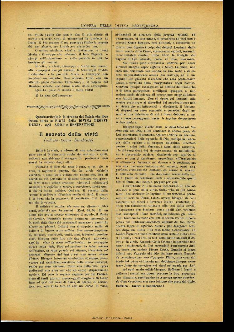 L'opera della Divina Provvidenza, 8, 01, 24-12-1908, pagina 3