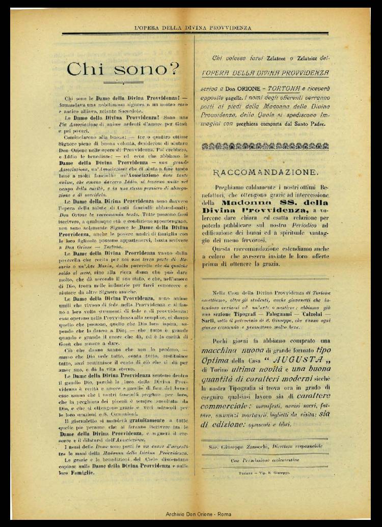 L'opera della Divina Provvidenza, 8, 04, 15-07-1909, pagina 4