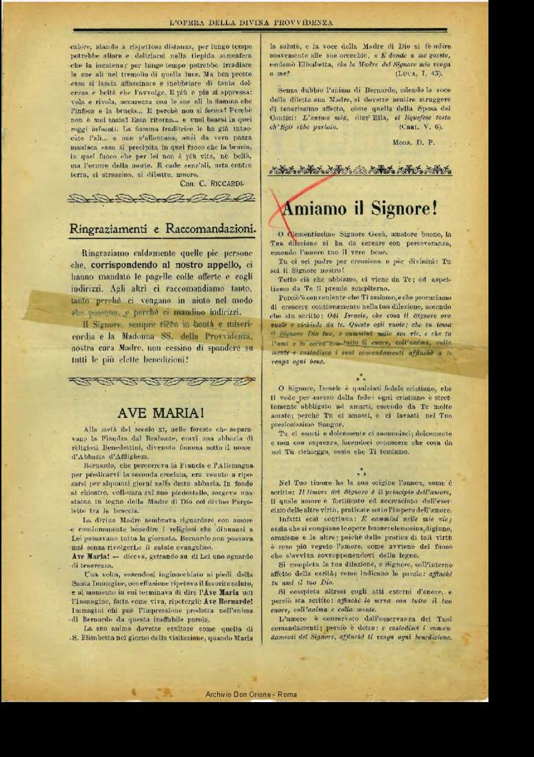 L'opera della Divina Provvidenza, 9, 02, 01-02-1910, pagina 3