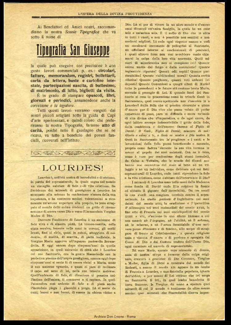 L'opera della Divina Provvidenza, 9, 04, 01-05-1910, pagina 3