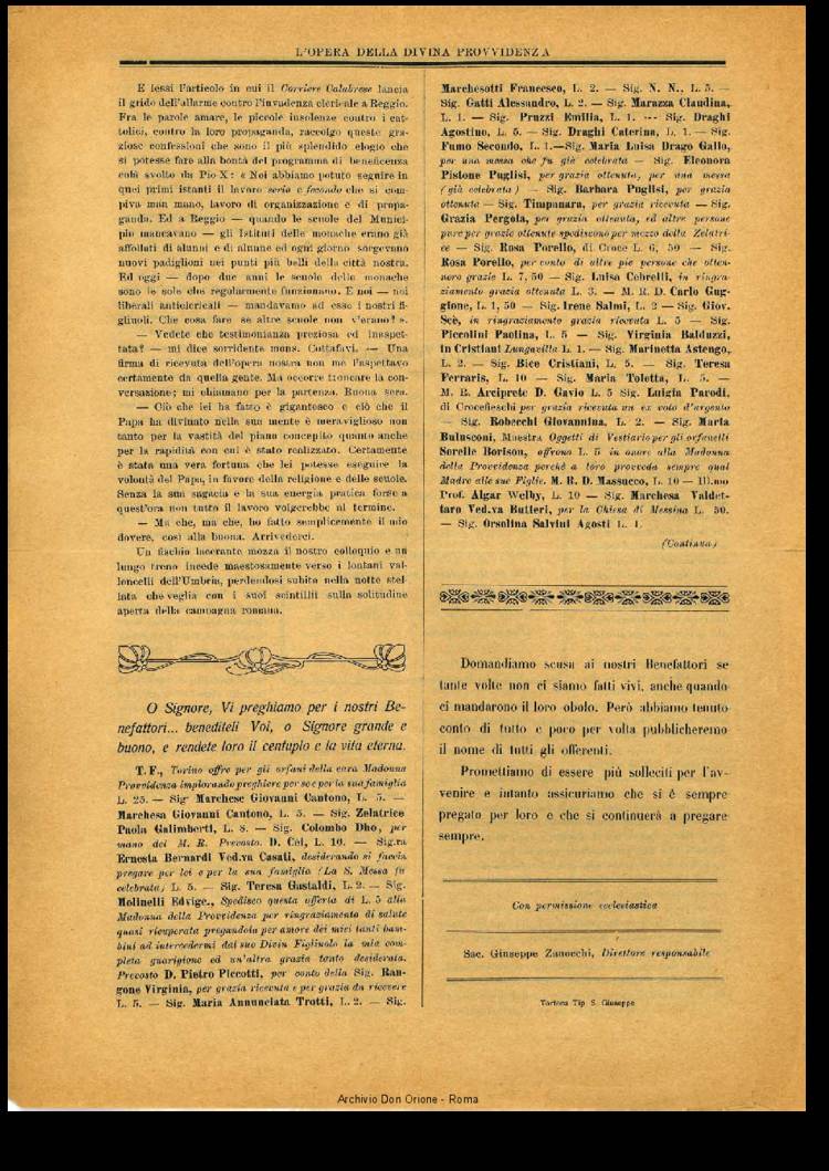L'opera della Divina Provvidenza, 10, 01, 01-01-1911, pagina 4