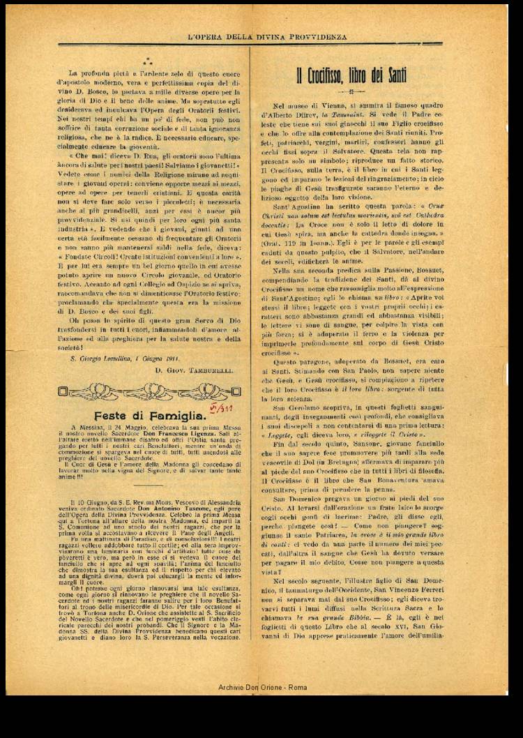 L'opera della Divina Provvidenza, 10, 05, 01-06-1911, pagina 3