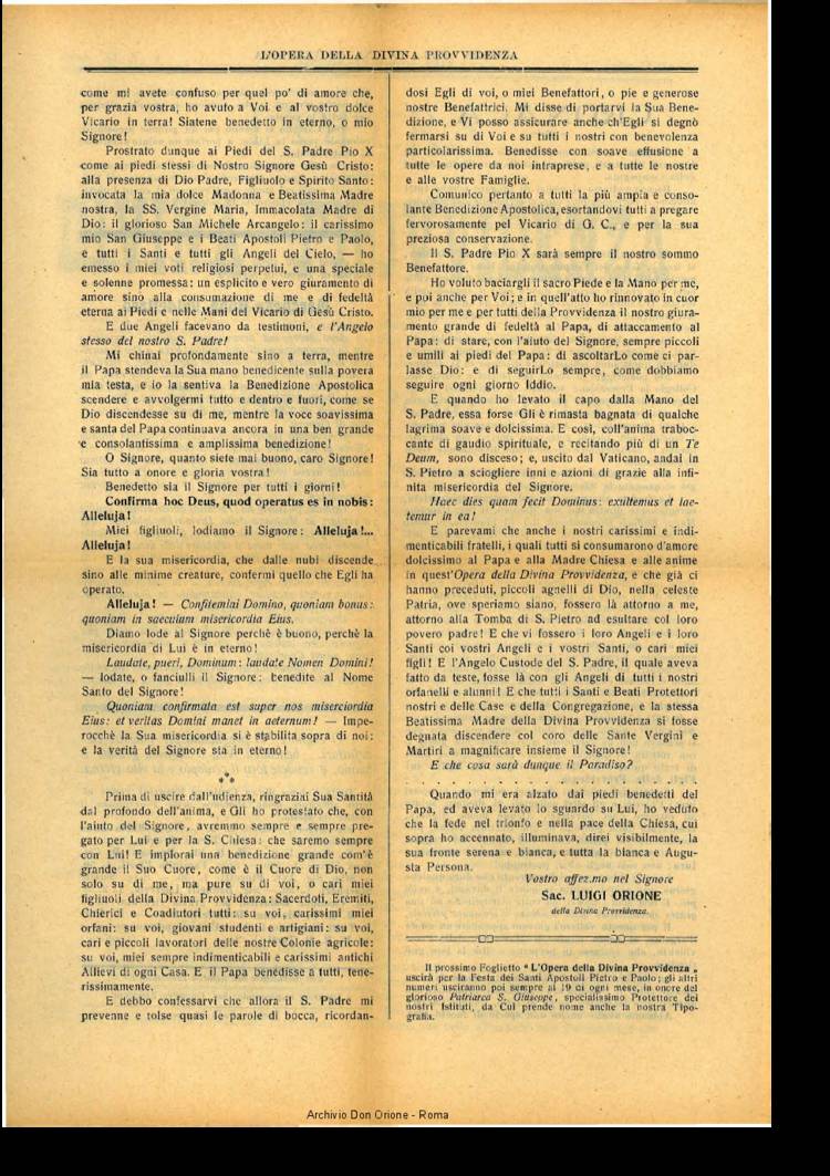 L'opera della Divina Provvidenza, 11, 01, 19-06-1912, pagina 3