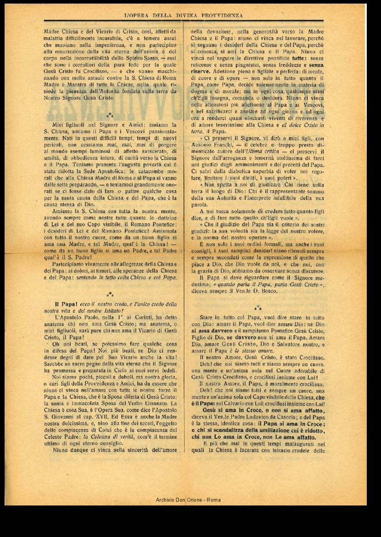 L'opera della Divina Provvidenza, 11, 02, 19-07-1912, pagina 2