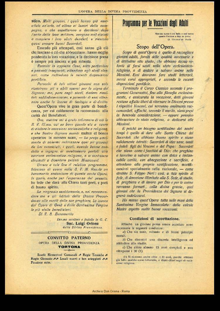 L'opera della Divina Provvidenza, 11, 03, 19-09-1912, pagina 2