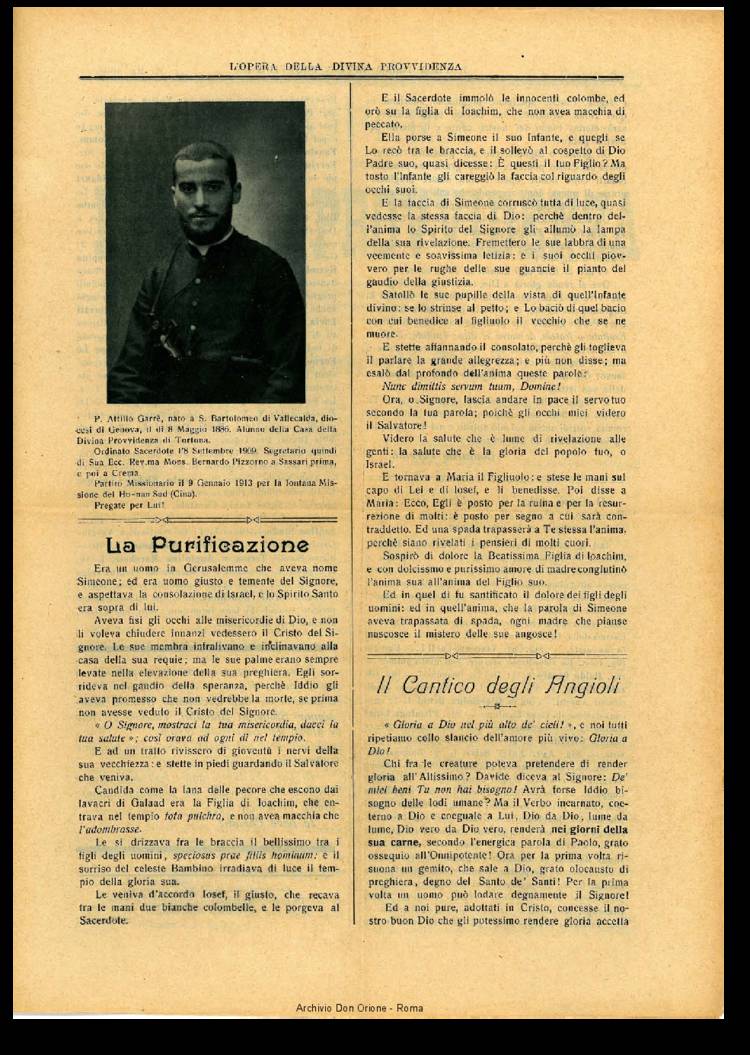 L'opera della Divina Provvidenza, 12, 01, 15-02-1913, pagina 3