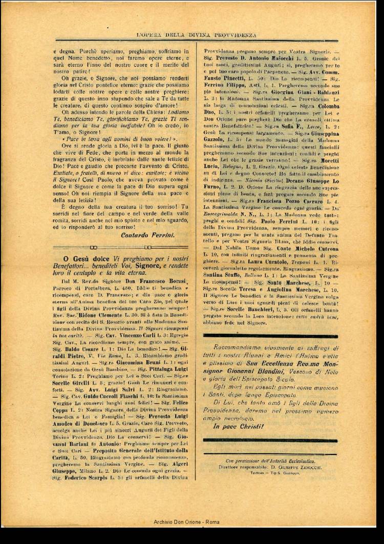 L'opera della Divina Provvidenza, 12, 01, 15-02-1913, pagina 4