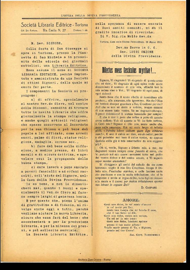 L'opera della Divina Provvidenza, 12, 02, 19-03-1913, pagina 3