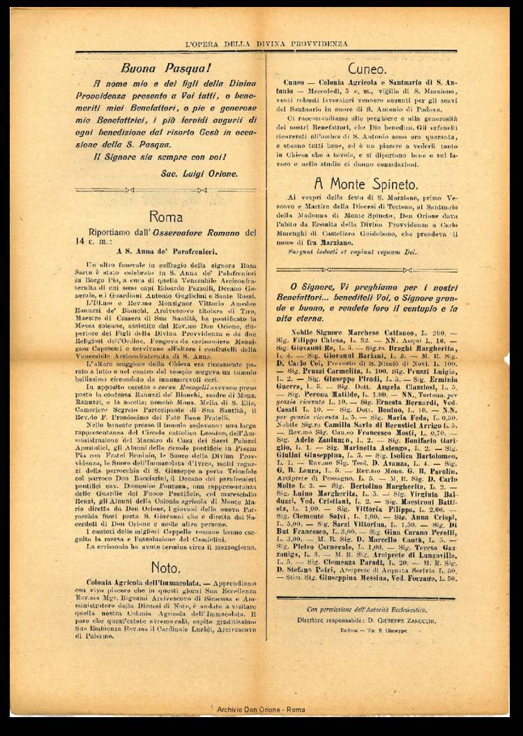 L'opera della Divina Provvidenza, 12, 02, 19-03-1913, pagina 4