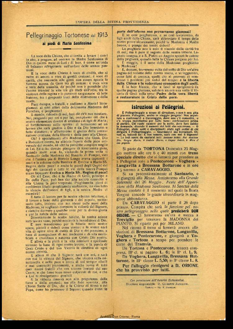 L'opera della Divina Provvidenza, 12, 03, 19-05-1913, pagina 4