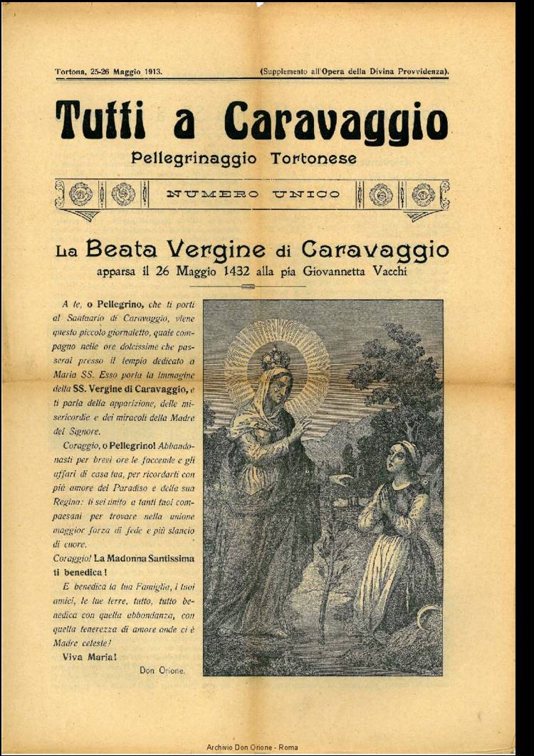 L'opera della Divina Provvidenza, 12, 03sup, 26-05-1913, pagina 1