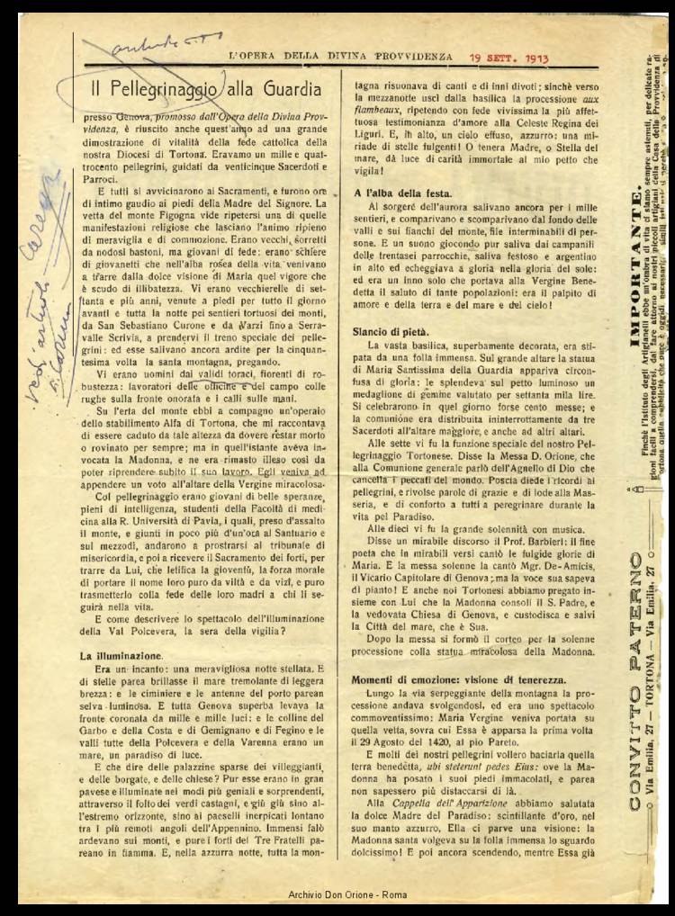 L'opera della Divina Provvidenza, 12, 04, 19-09-1913, pagina 2