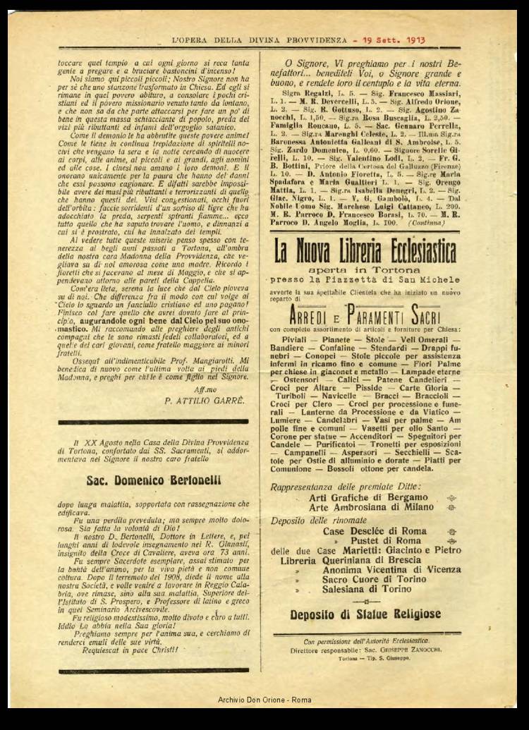 L'opera della Divina Provvidenza, 12, 04, 19-09-1913, pagina 4