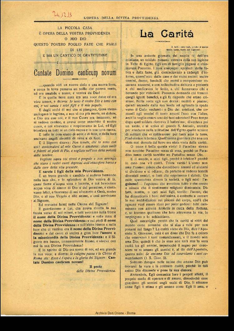 L'opera della Divina Provvidenza, 12, 05, 24-12-1913, pagina 2