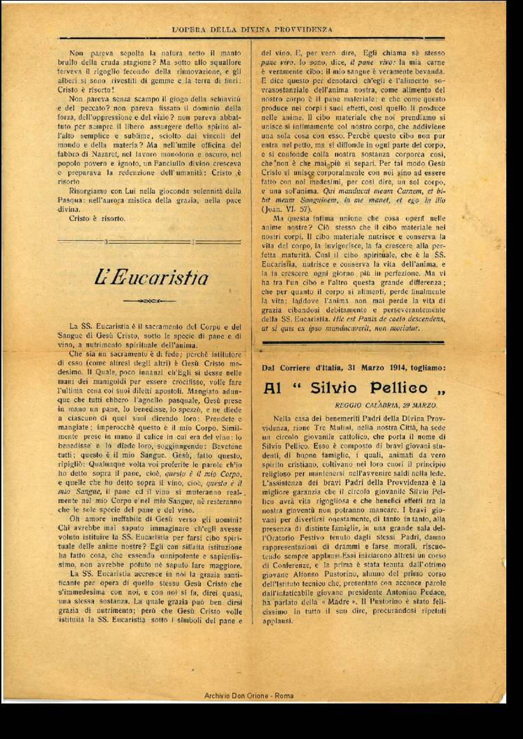 L'opera della Divina Provvidenza, 13, 01, 11-04-1914, pagina 3