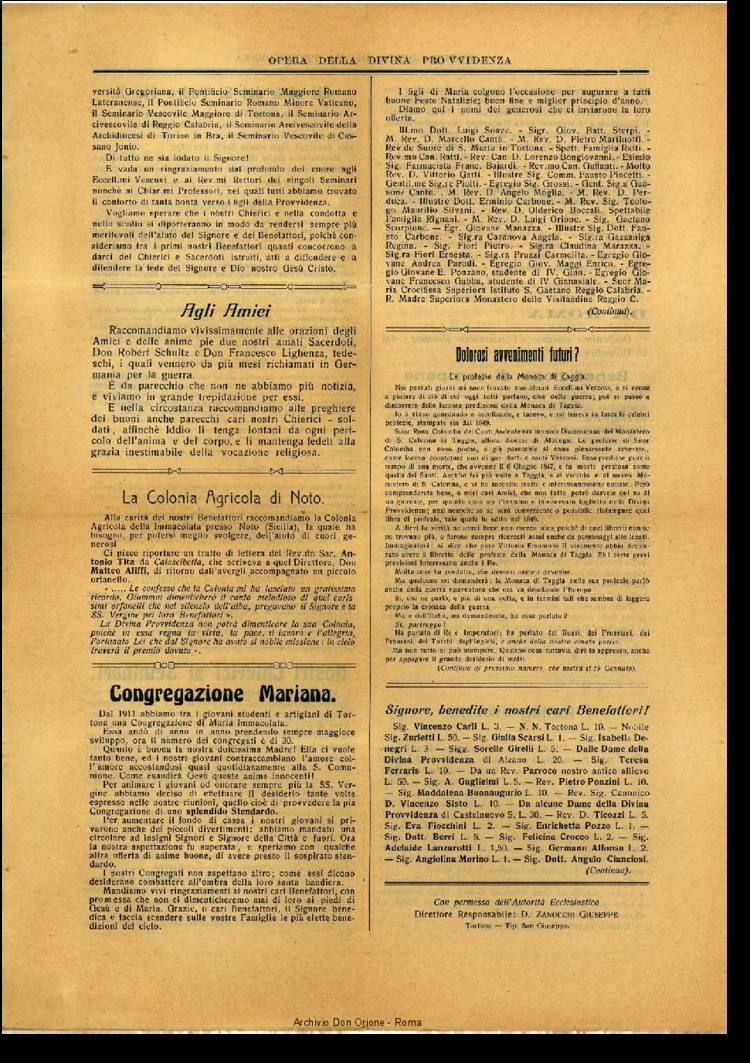 L'opera della Divina Provvidenza, 13, 04, 24-12-1914, pagina 4